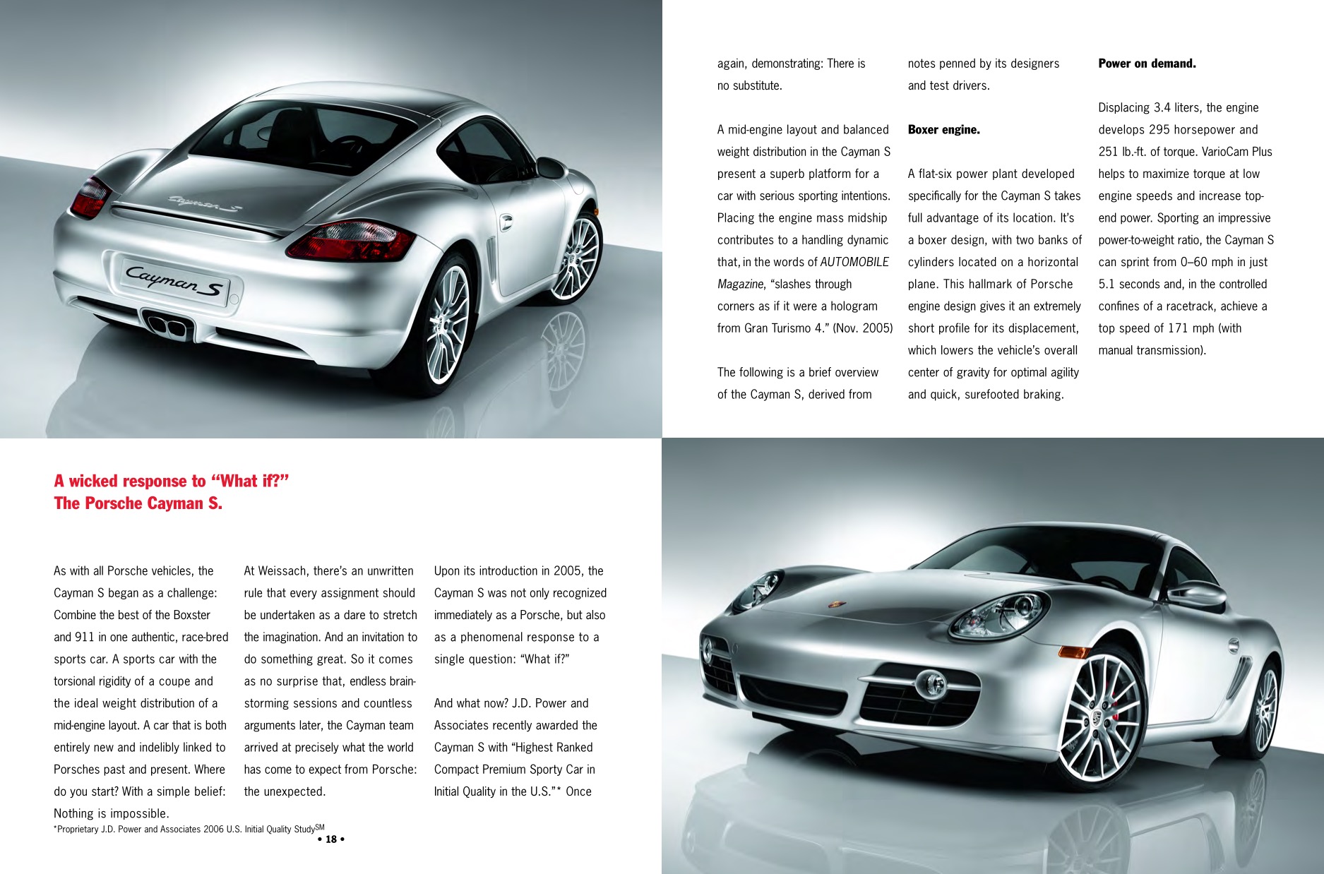 2007 Porsche Cayman Brochure Page 14